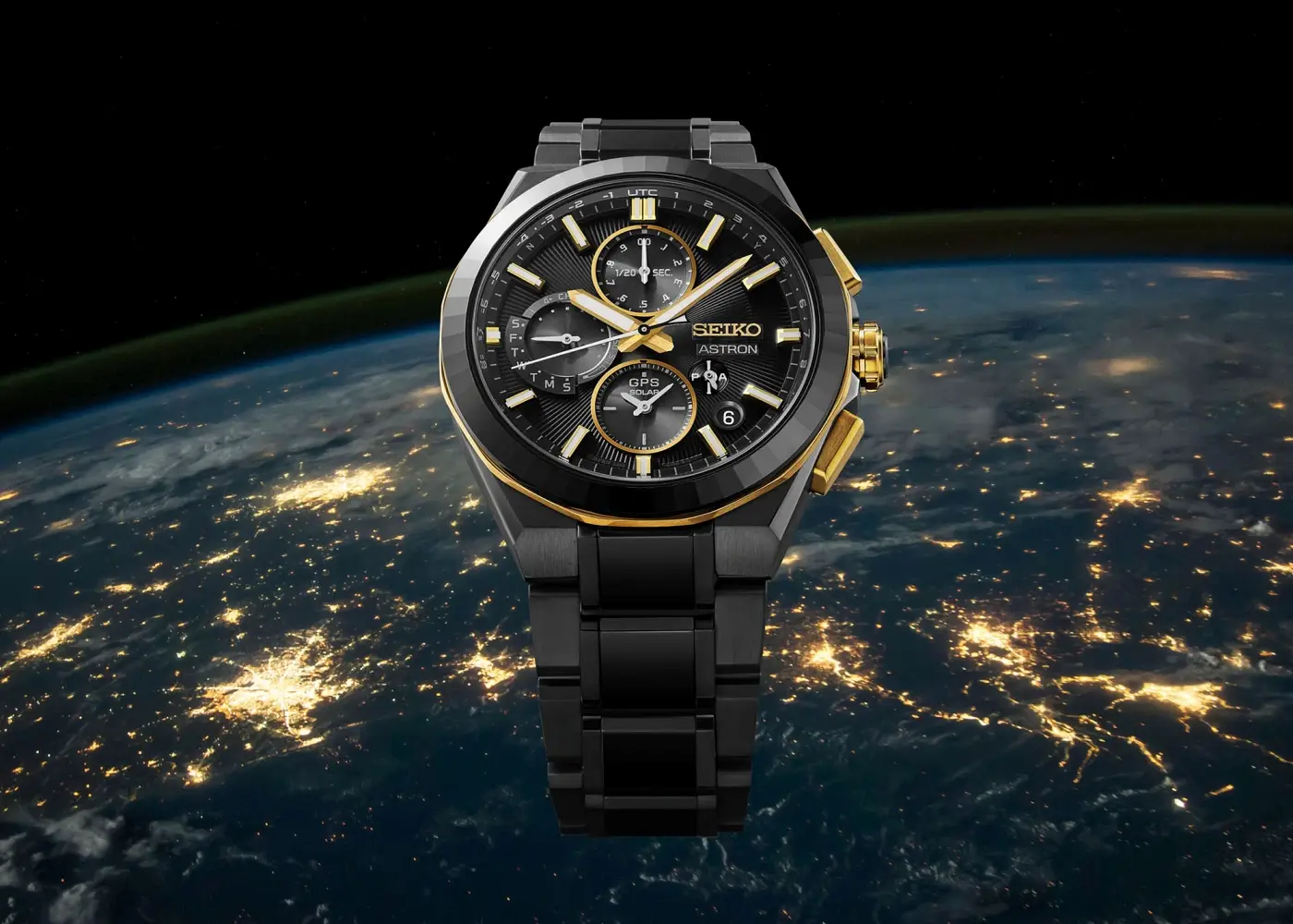 Seiko Astron GPS Solar Dual-Time Chronograph 5X83